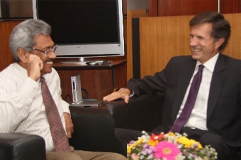 ඇමරිකාව සමග ගිවිසුමක් ගහලා ! - ජනාධිපතිවරණයට එන බව ගෝඨා තහවුරු කරයි
