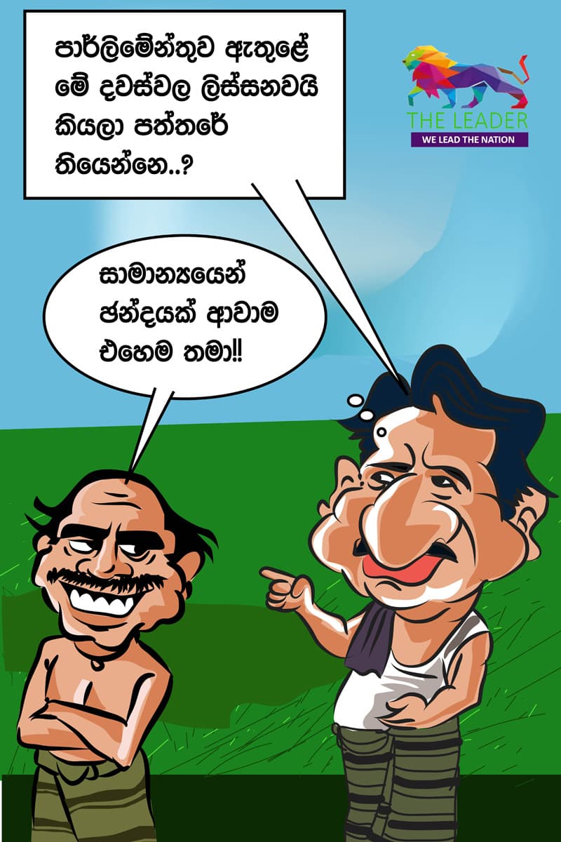 පාර්ලිමේන්තුවත් ලිස්සන කාලේ...