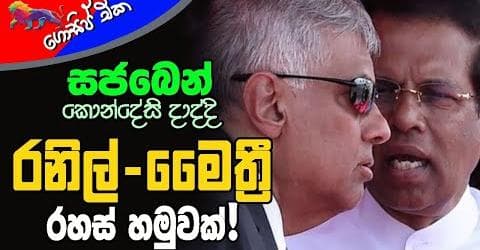 රනිල්-මෛත්‍රී රහස් හමුවක්!