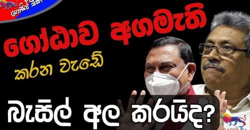 ගෝඨා අගමැති කරන වැඩේ බැසිල් අල කරයිද?