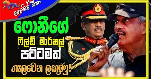 ෆොනීගේ ෆීල්ඩ් මාර්ෂල් පට්ටමත් ගැලවෙන ළකුණු!