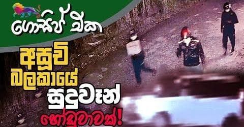 අසූචි බලකායේ සුදුවෑන් හෝඩුවාවක්!