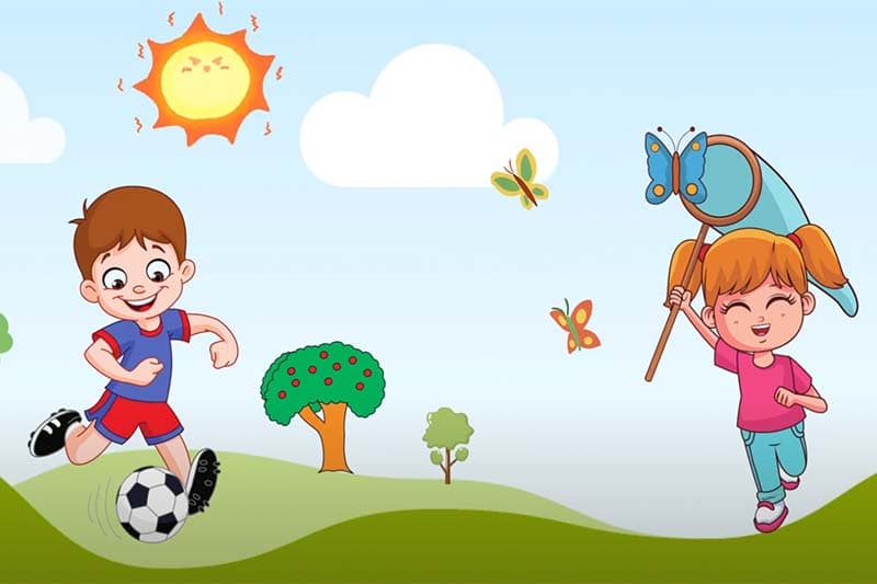දුවා දරුවන් 'වළාකුළු' අතරට ගෙන යන නදී...! - Kids Song (වීඩියෝ )