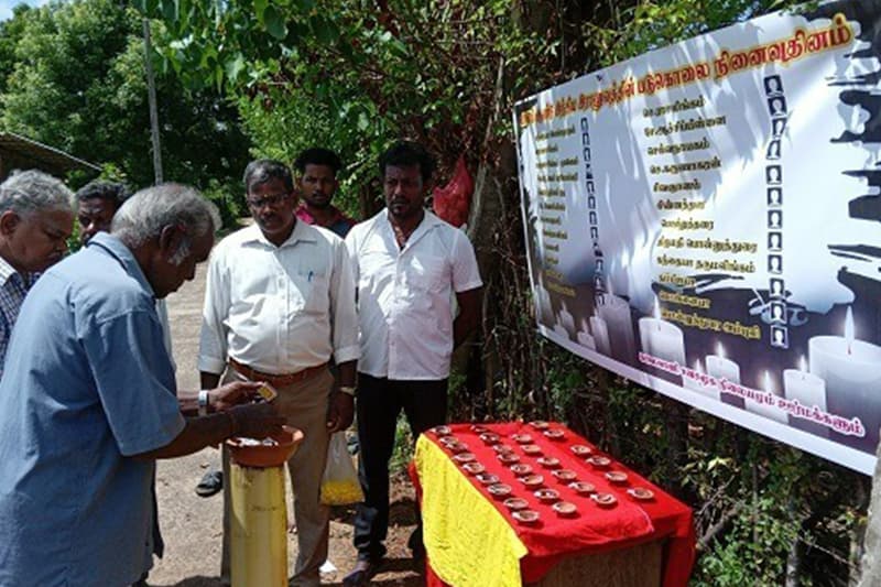 ආණ්ඩුව කැඳවාගත් විදේශීය හමුදාවකින් ඝාතනය කළ තිස්පහක් සැමරේ
