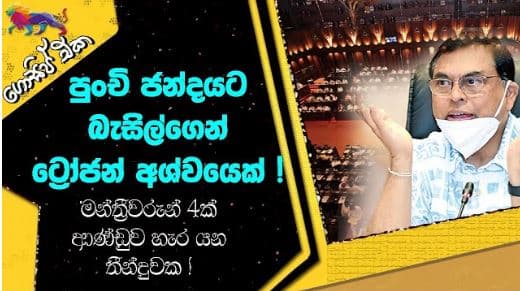පුංචි ජන්දයට බැසිල්ගෙන් ට්‍රෝජන් අශ්වයෙක් ! | GOSSIP | The Leader TV