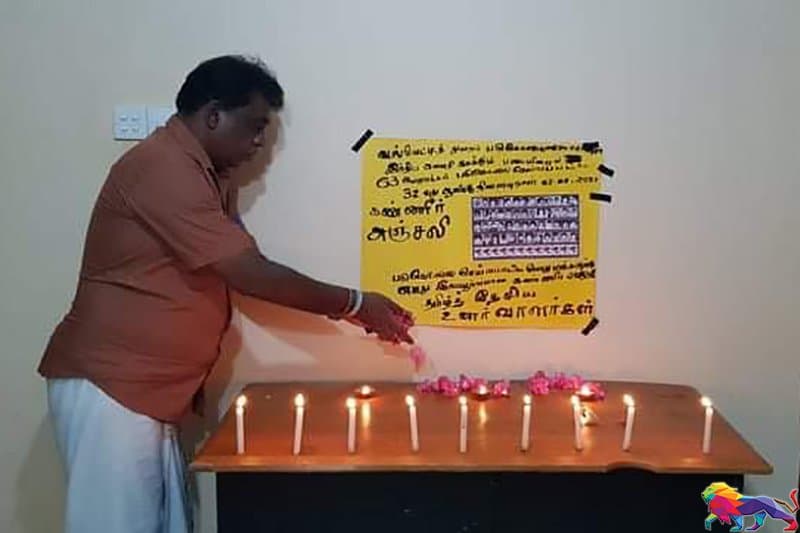 ඉන්දීය හමුදාව විසින් උතුරේ දී ඝාතනය කළ 60 කට වැඩි පිරිසක් සැමරේ