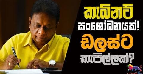 කැබිනට් සංශෝධනයක්! ඩලස්ට කැපිල්ලක්?
