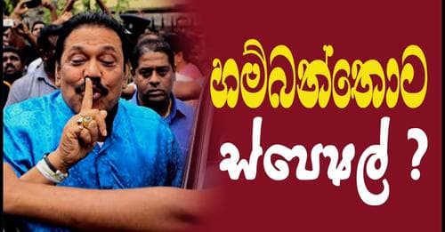 හම්බන්තොට ස්පේෂල්?