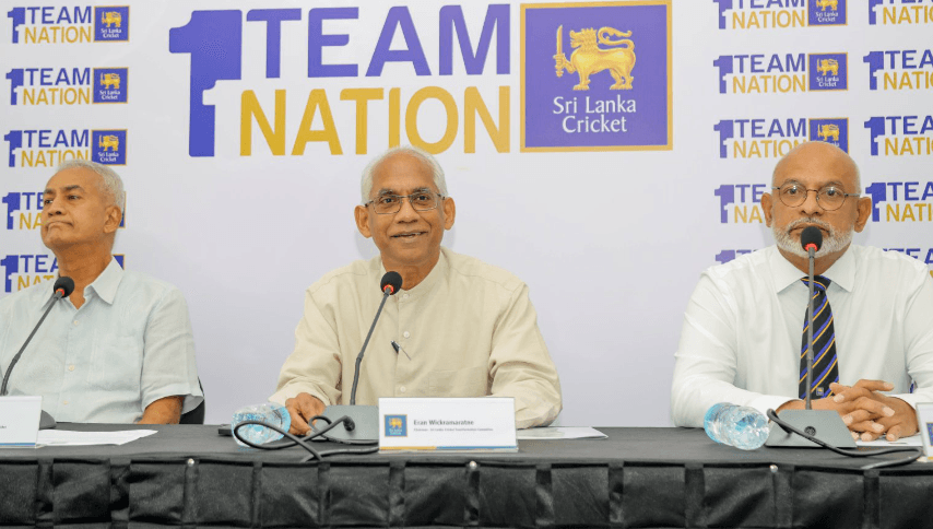 ක්‍රිකට් ප්‍රතිසංවිධානය: අතීතය සෙවීම රජයට; අපේ ඇස අනාගතයට