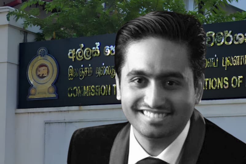 හිටපු අධිකරණ ඇමති විජයදාසගේ පුත් රඛිතගේ දේපළ අල්ලස් කොමිසම තහනම් කරයි
