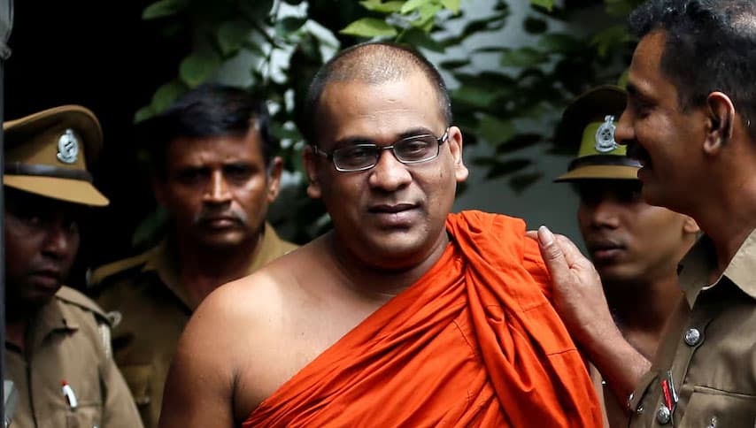 ඥානසාර හිමිට වසර 6ක සිරදඬුවමේ ඉතිරිය විඳින්න නියෝග