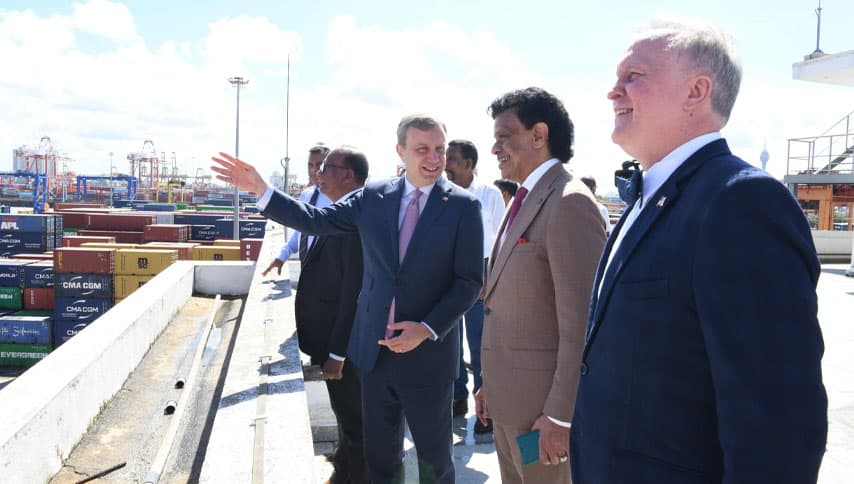 කොළඹ වරාය ඩිජිටල්කරණයට ඇමරිකාවෙන් ඩොලර් මිලියන 17ක්