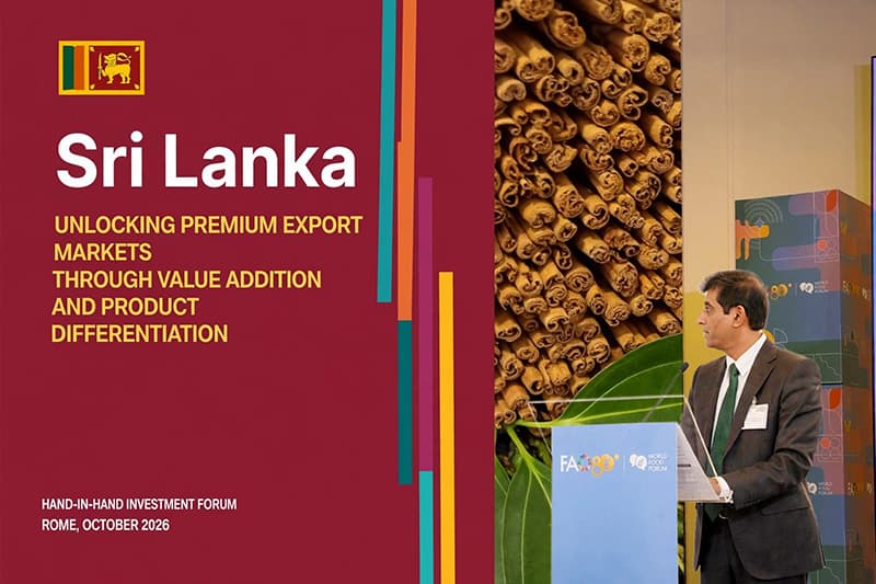 කෘෂි හා ජලජ නිෂ්පාදන නංවන්න ඩොලර් මිලියන 65ක ආයෝජන