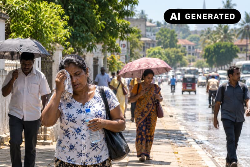 දිස්ත්‍රික්ක රැසකට දැනෙන උණුසුම ඉහළ යාමේ අවදානමක්