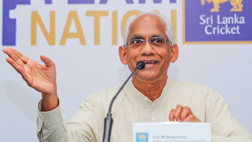 ක්‍රිකට් අර්බුදයේ ICC තීරණය ගැන එරාන්ගෙන් ප්‍රශ්න කිරීමක්
