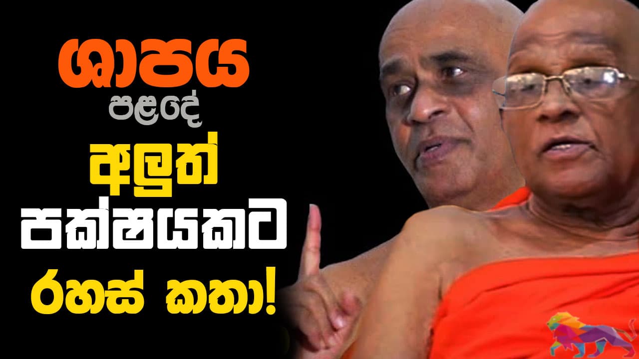 සාපය පලදේ: අලුත් පක්ෂයකට රහස් කතා!