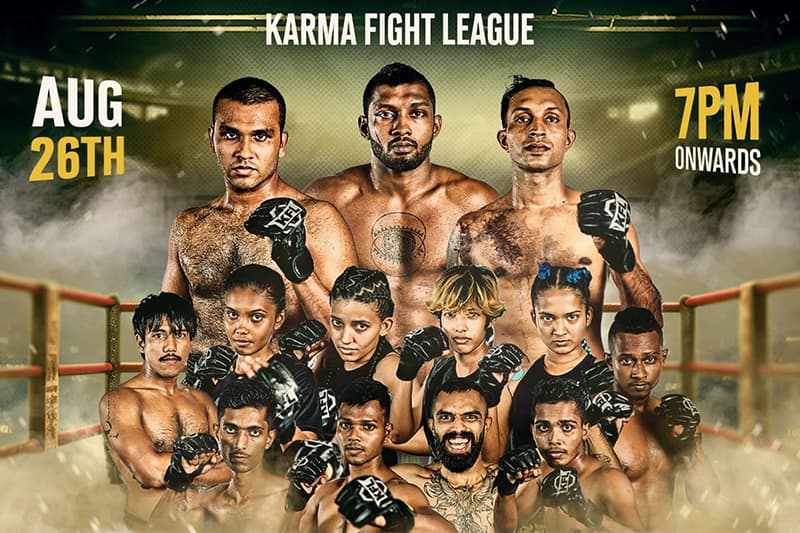 Karma Fight League සටන් රාත්රීය අගෝ. 26