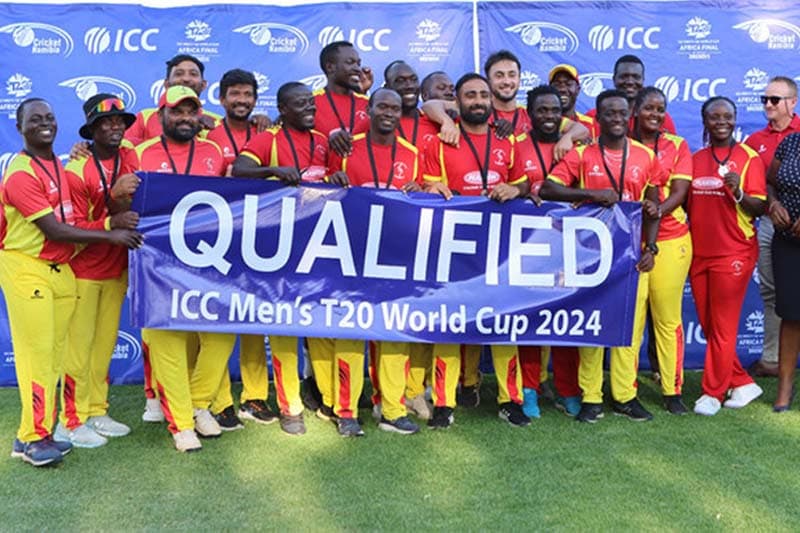 උගන්ඩාව T20 ලෝක කුසලාන තරග බිමට