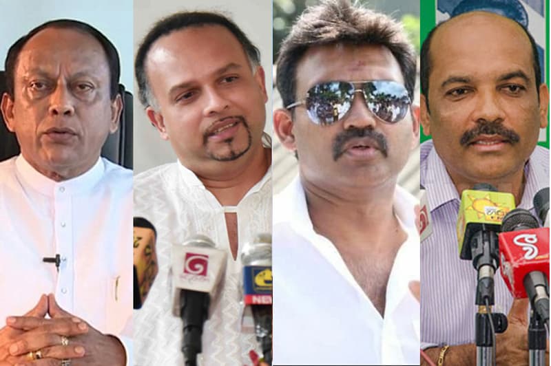 ලක්ෂ්මන්යාපා, පාලිත, නවීන්, සෙන්දිල් ආණ්ඩුකාර ධුරවලට !