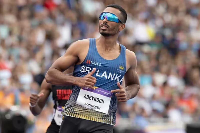 ලංකාවට තවත් රිදී පදක්කමක් දිනාදුන් දකුණු ආසියාවේ වේගවත්ම මිනිසා