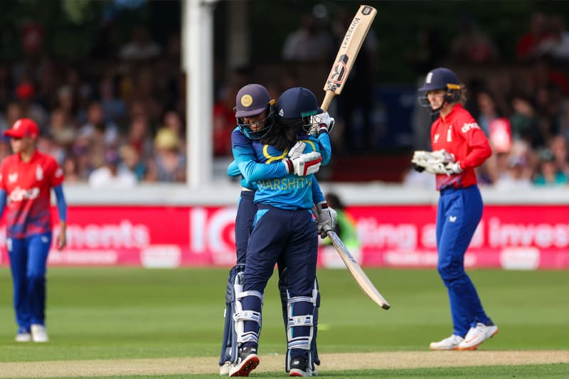 ශ්රී ලංකා කාන්තා ක්රිකට් කණ්ඩායමට ඉතිහාසගත ජයක්