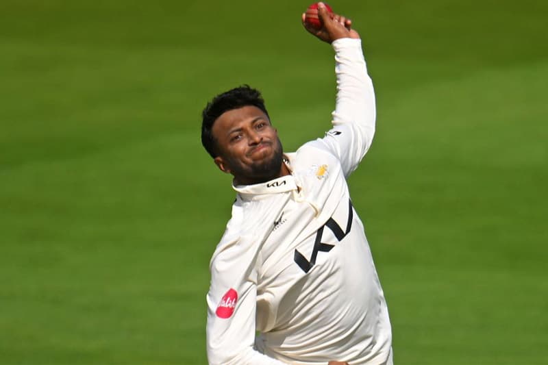 ෂකිබ් අල් හසන්ට එංගලන්තයේ පන්දු යැවීම තහනම්