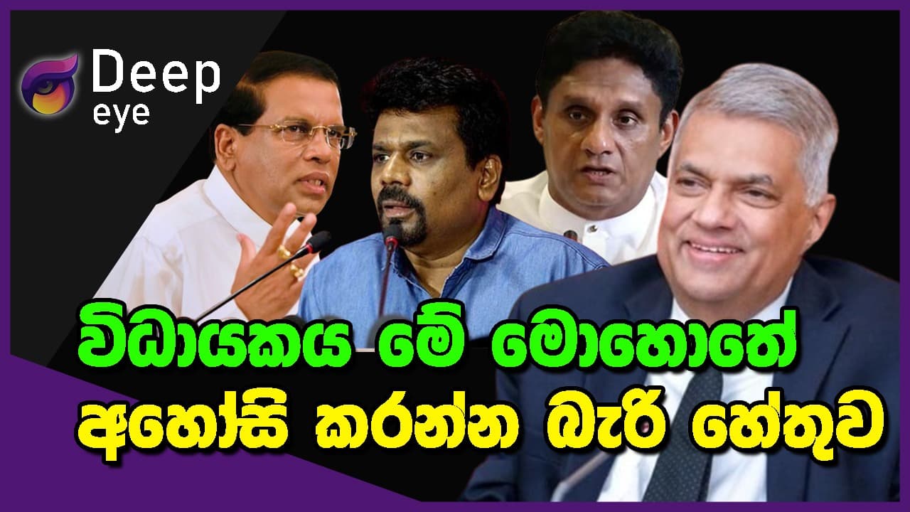 විධායකය මේ මොහොතේ අහෝසි කරන්න බැරි හේතුව | DEEP EYE | The Leader TV