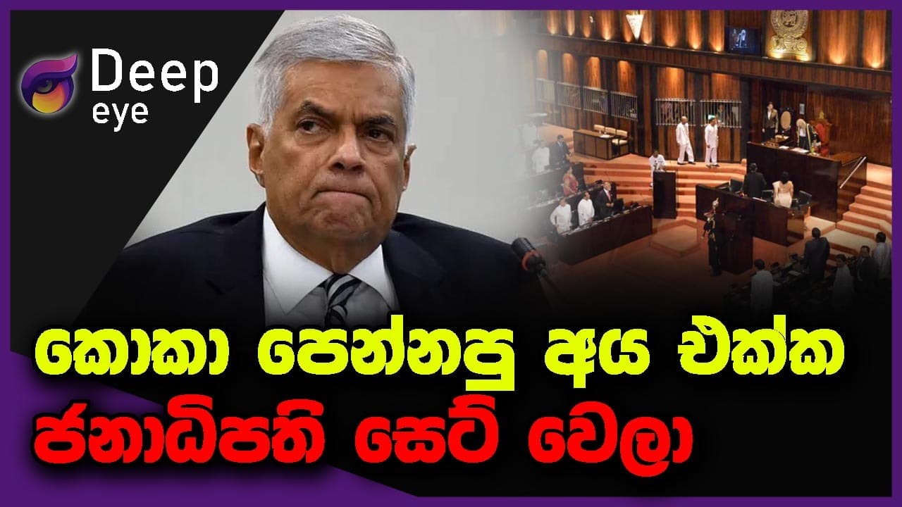 කොකා පෙන්නපු අය එක්කජනාධිපති සෙට් වෙලා | DEEP EYE | The Leader TV