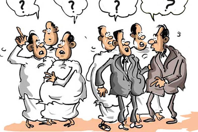 කරණම් ගැසූ මන්ත්රී සෙට් එකත් දැන් හොල්මං
