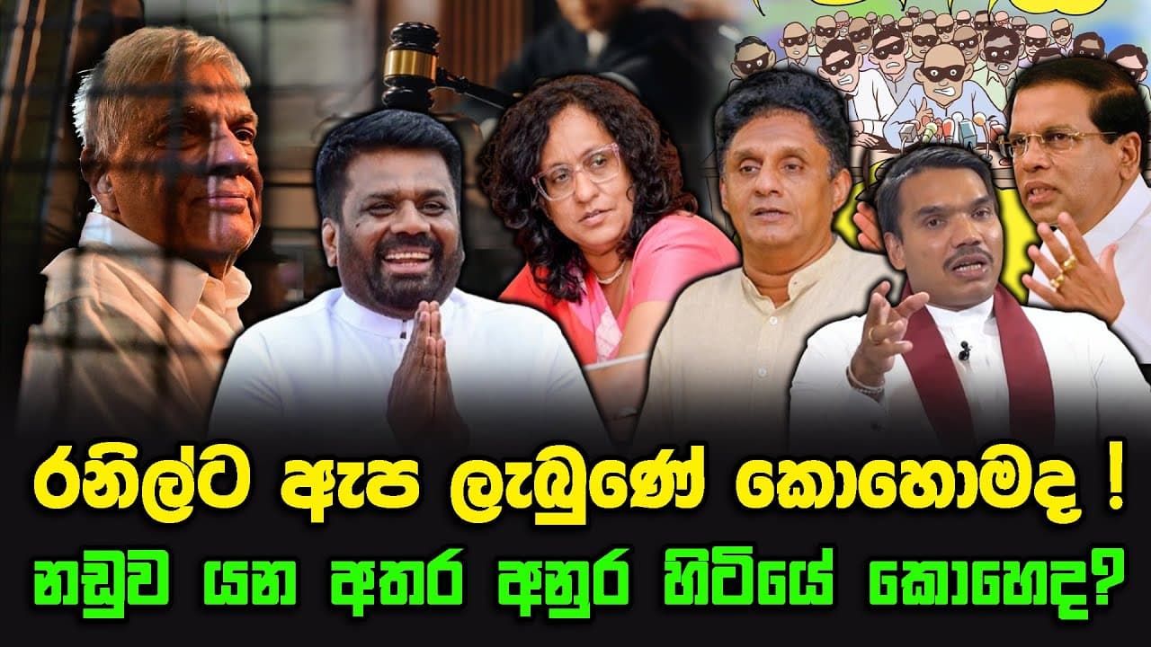 රනිල්ට ඇප ලැබුණේ කොහොමද ! | නඩුව යන අතර අනුර හිටියේ කොහෙද?