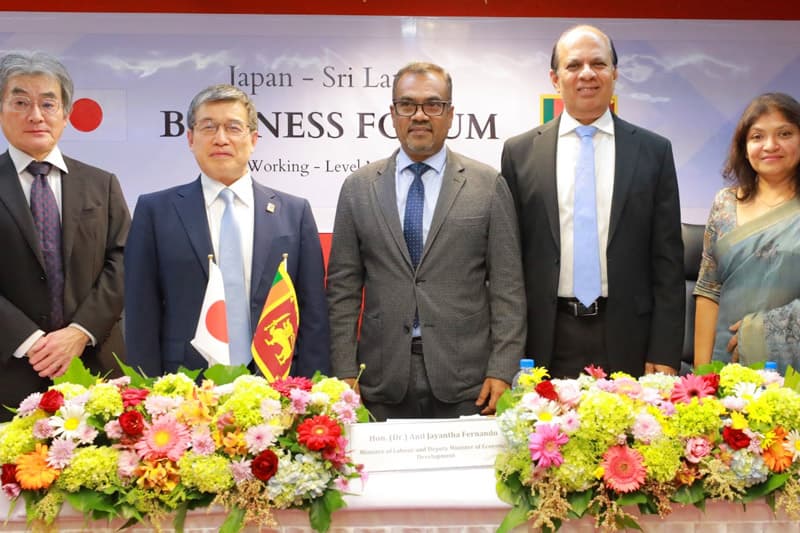 ජපාන ශ්රී ලංකා ව්යාපාරික ප්රවර්ධනය පිළිබද සමාරම්භක සැසිය ඊයේ කොළඹදී