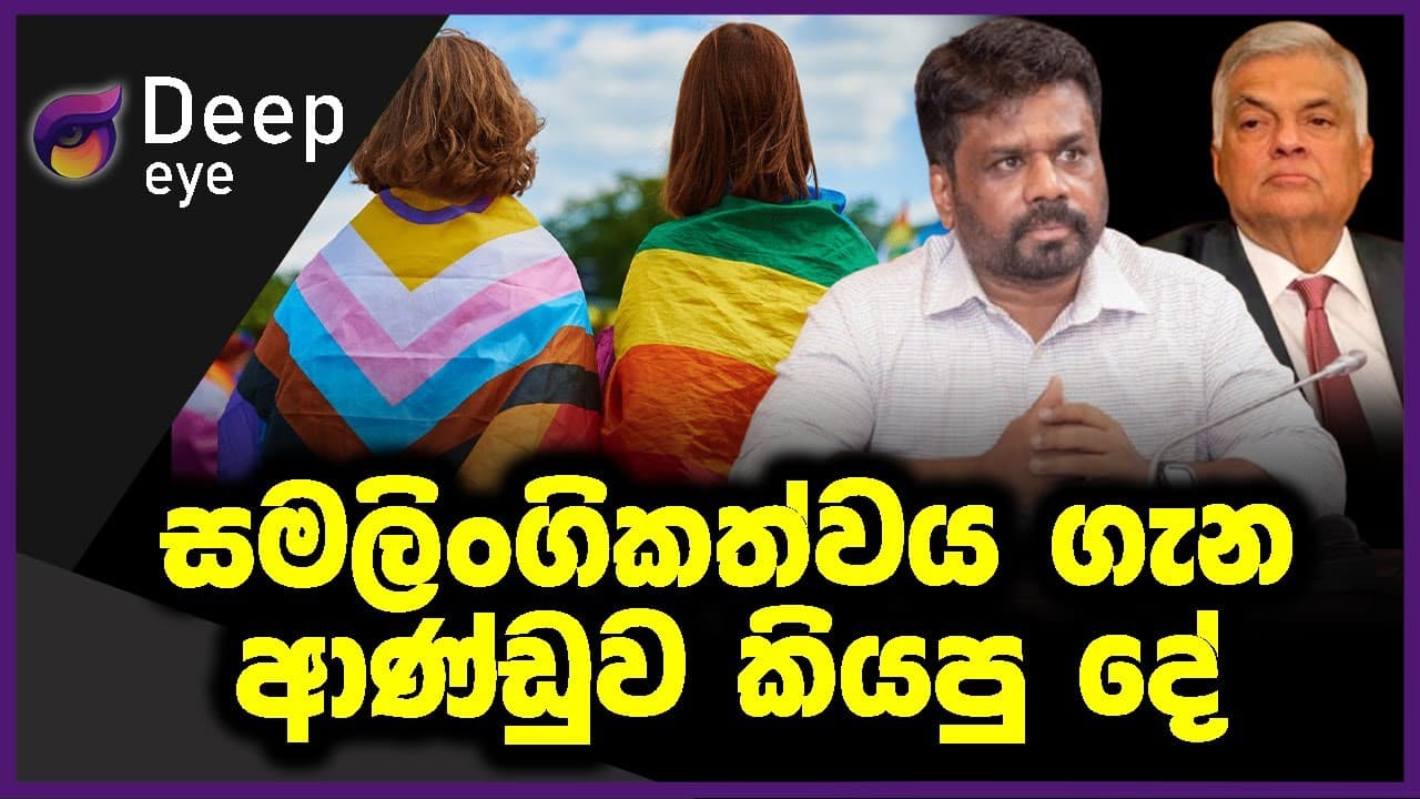 සමලිංගිකත්වය ගැන ආණ්ඩුව කියපු දේ