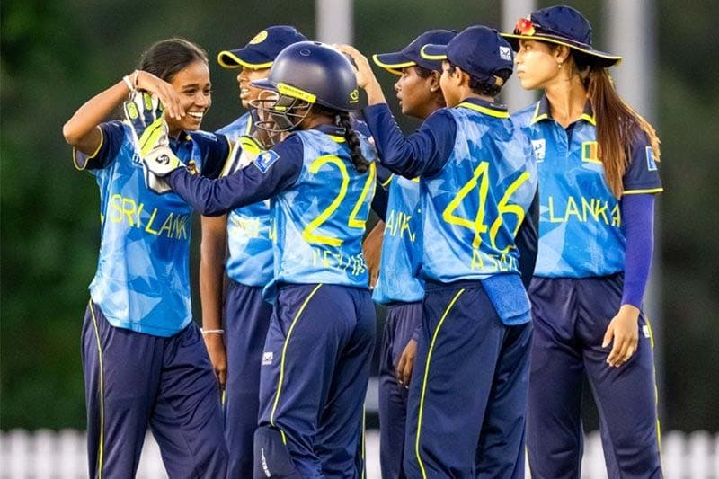 ශ්රී ලංකා යොවුන් ක්රීඩිකාවන්ගෙන් අපරාජිත තරගාවලි නිමාවක්