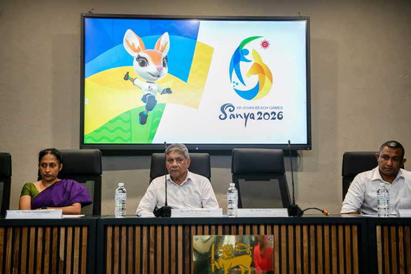 6 වැනි ආසියානු වෙරළ ක්රීඩා උළෙලට ශ්රී ලංකා කණ්ඩායම දැනුවත් කරයි