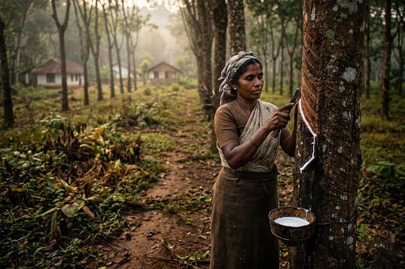 ලංකාවේ රබර් වැවිල්ලට ලොකු හෙණගෙඩියක්: ඩොලර් කෝටි ගණනින් හෙව්වත් රබර් වතු අනතුරක!
