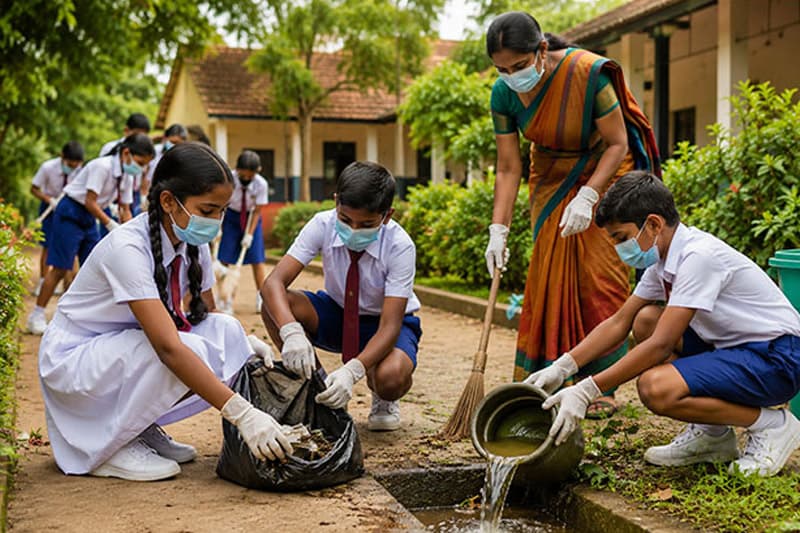 ඩෙංගු මාරයා රටම බිලිගන්නා තැනට: පාසල් පිරිසිදු කිරීම අද - රජයට විතරක් ඇඟිල්ල දිගු කරලා බේරෙන්න පුළුවන්ද?