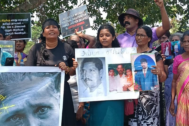 උතුරේ අතුරුදහන් කරනු ලැබුවන්ට යුක්තිය සොයා සටන් වදින දෙමළ නෑසියන්ට බලපෑම්