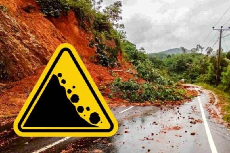 කෑගල්ලෙන් 36%ක නායයෑම් අවදානමක්