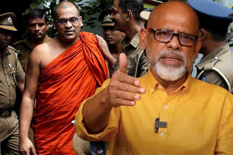 ගාමිණී වියන්ගොඩගෙන් ආණ්ඩුවට ඥානසාර හිමි ගැන චෝදනාවක්