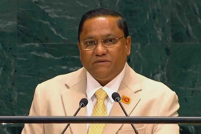 විජිත හේරත් එක්සත් ජාතීන් අමතයි: ස්වාධීන පලස්තීනයකට පූර්ණ සහය