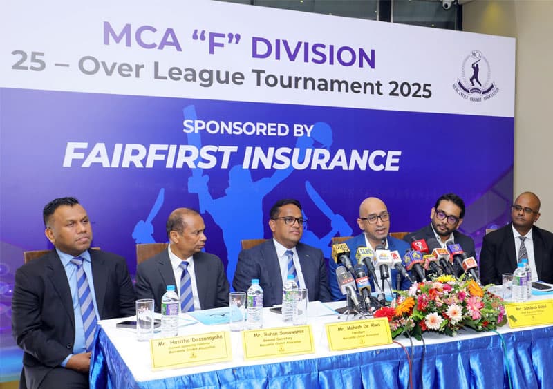 MCA ‘F’ ඕවර 25 ලීග් තරගාවලියට පිට පිට 7 වැනි වතාවටත් ෆෙයාෆස්ට් රක්ෂණ අනුග්රහය