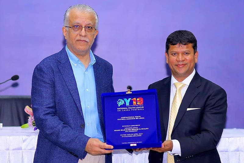 ශ්රී ලංකා පාපන්දුව නැංවීමට ආසියානු ලොක්කාගෙන් සහතිකයක්