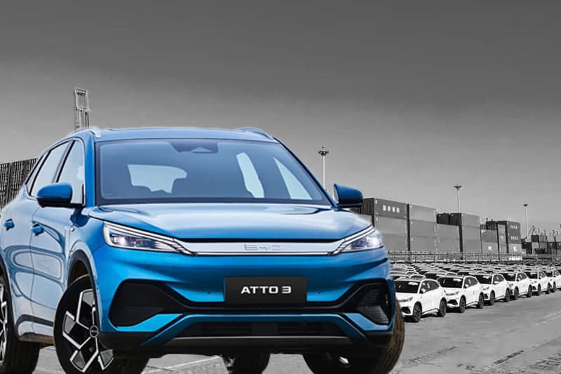 BYD රථ දහසකට වඩා හම්බන්තොට සිරවෙයි