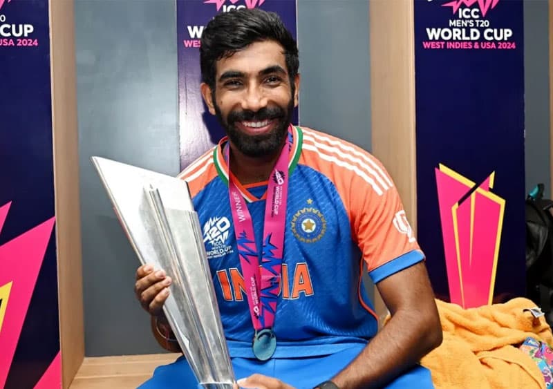 ජස්ප්රිට් බුම්රා: කිසිම ලකුණක් නොලබා T20 ලෝක කුසලාන වීරයා වූ පළමුවැන්නා