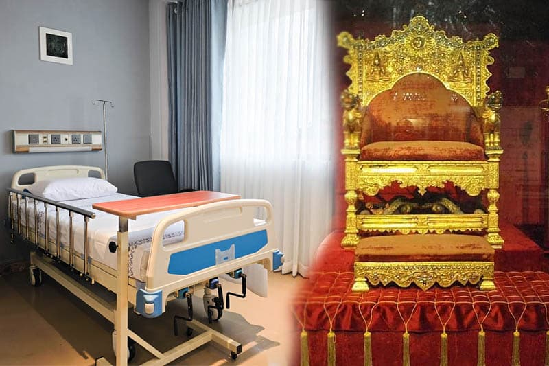 රාජසිංහ රජුගේ සිහසුන ආණ්ඩුවේ කන්තෝරුවකට? ජයවර්ධනපුර රෝහලේ 1001 වන ඇඳට කළ දේට පසුවදනක්