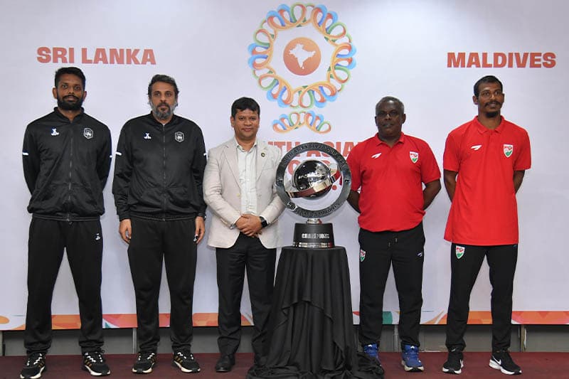 ශ්රී ලංකා - මාලදිවයින පාපන්දු: ‘දකුණු ආසියානු සුපර් කුසලාන’ මංගල පාපන්දු තරගමාලාව හෙට ඇරඹේ