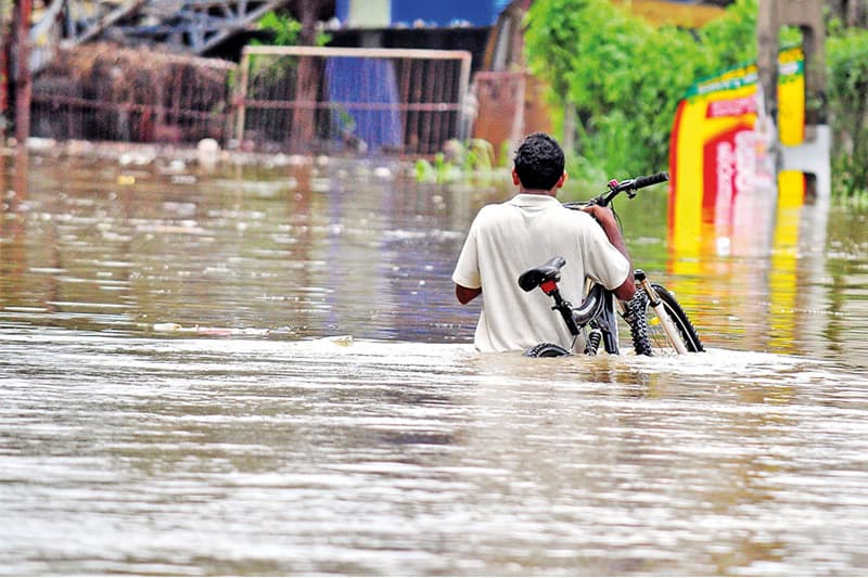 ඉදිරි පැය 48 තුළ කැලණි ගංගා නිම්නයේ පහත් බිම්වලට මහා ගංවතුර තත්ත්වයක්