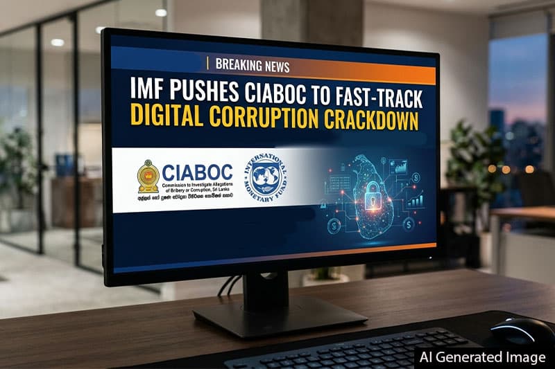 IMF නියෝගයෙන් ලංකාවේ හොරුන්ට දැලක්! - ප්රභූන්ගේ රහස් වත්කම් සොයන්න අල්ලස් කොමිසමට ඩිජිටල් බලතල