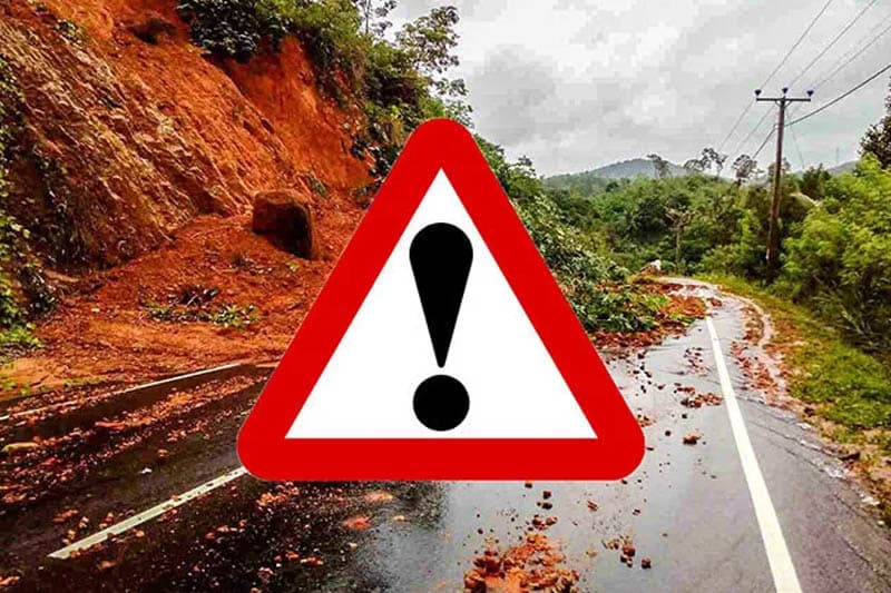 යළි නාය අවදානම් නිවේදන නිකුත් කරයි !