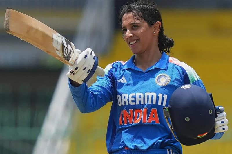 මන්දනා ඉන්දීය ක්රිකට් වාර්තා පොත අලුතින් ලියයි